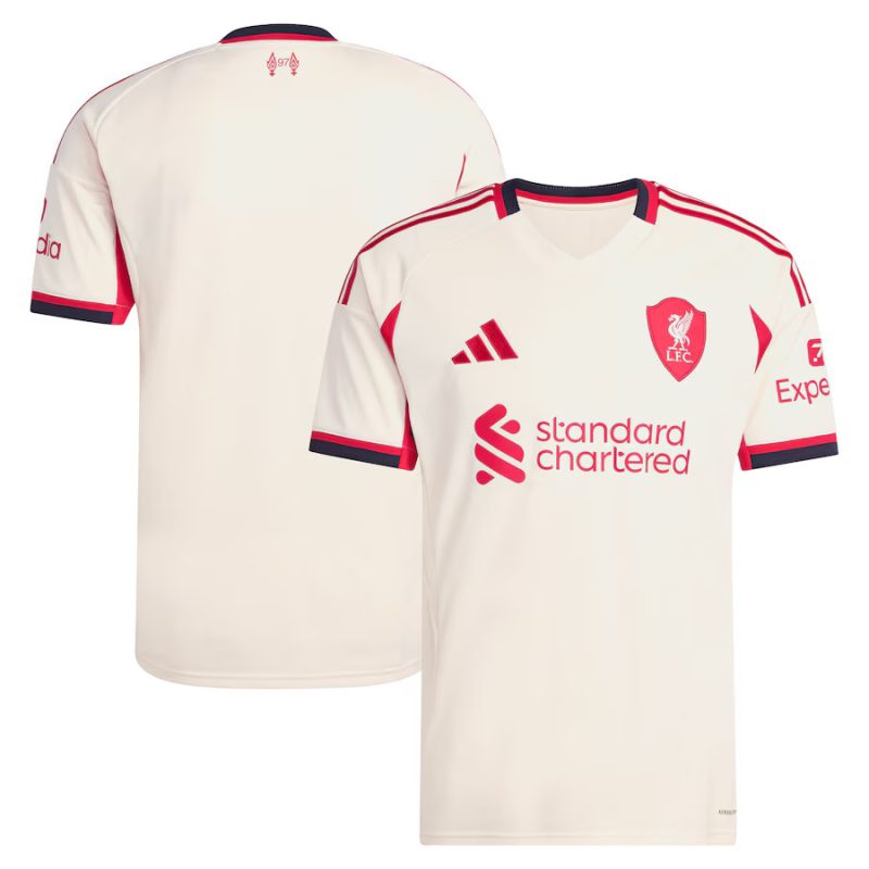Maglia da trasferta del Liverpool 2025/2026 (3) Maglia da trasferta Liverpool 2025 2026