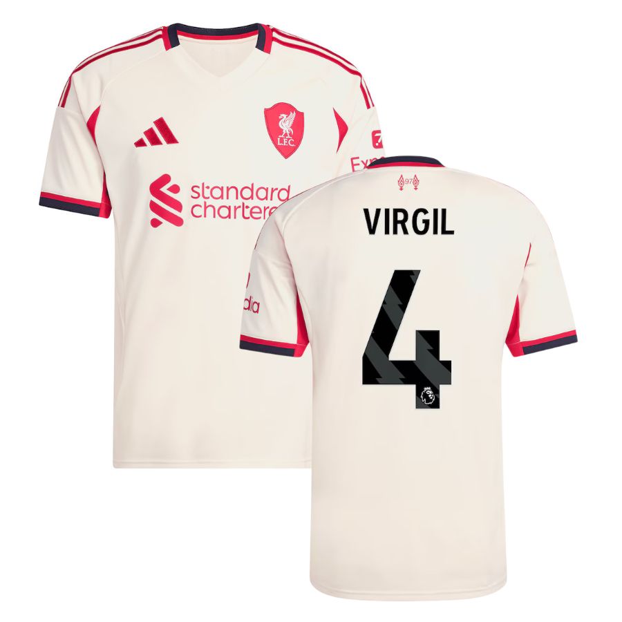 Maillot Liverpool Exterieur 2025 2026 Virgil