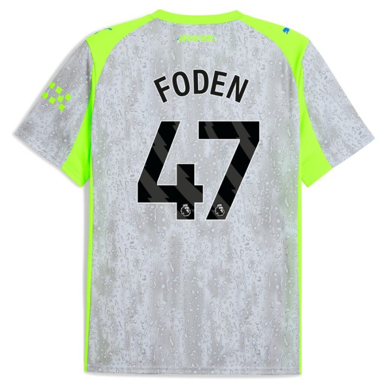 Maillot Manchester City Third 2025 2026 Foden (2) Maillot Manchester City Third 2025 2026 Foden