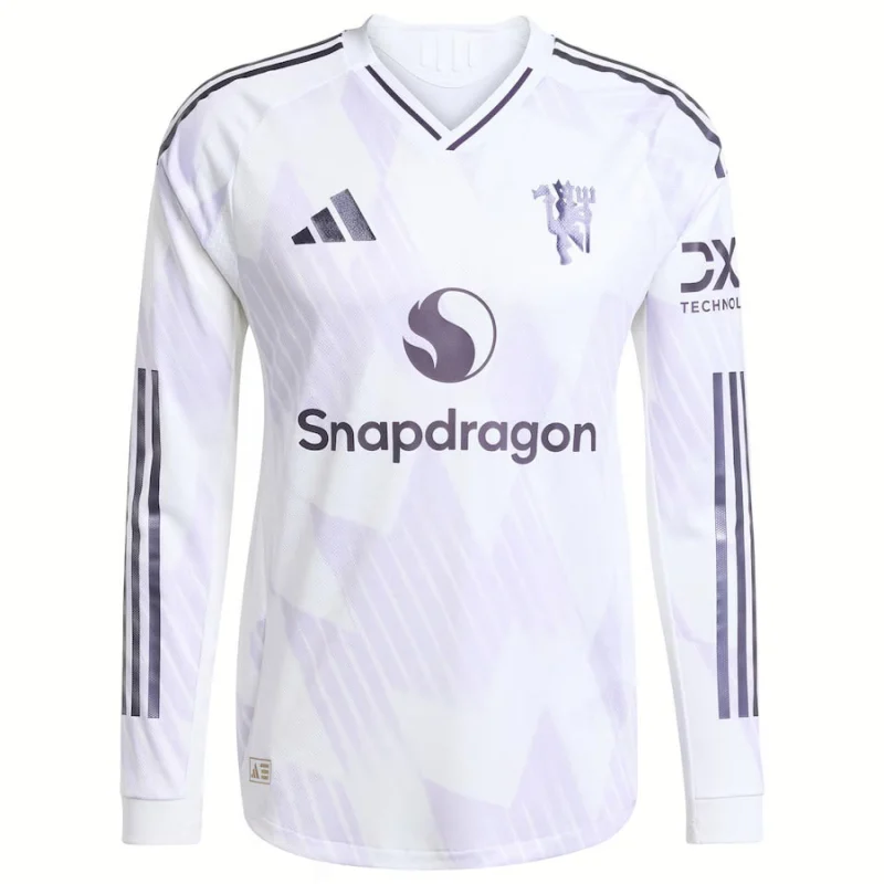 Maillot Manchester United Exterieur 2025 2026 Manches Longues