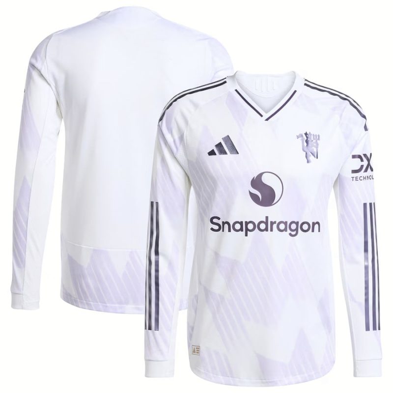 Maillot Manchester United Exterieur 2025 2026 Manches Longues (3) Maillot Manchester United Exterieur 2025 2026 Manches Longues