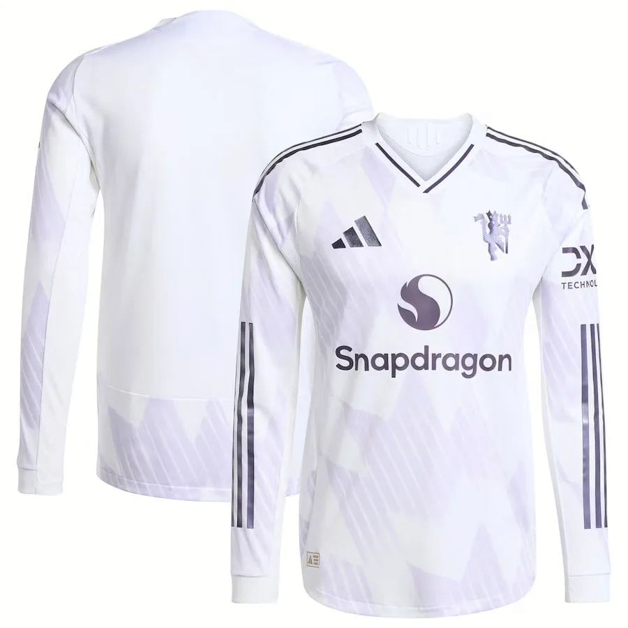 Maillot Manchester United Exterieur 2025 2026 Manches Longues