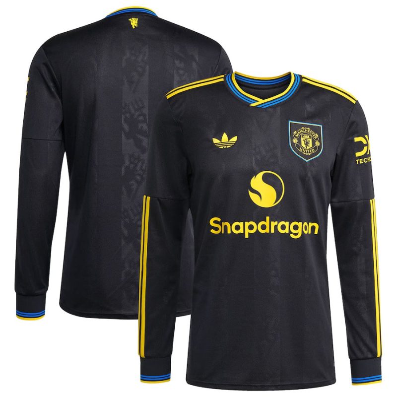 Maillot Manchester United Third 2025 2026 Manches Longues (3) Maillot Manchester United Third 2025 2026 Manches Longues