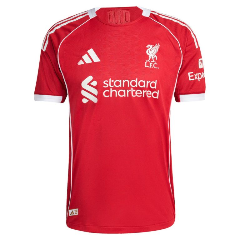 Liverpool Home Match Jersey 2025 2026 Football Dealer