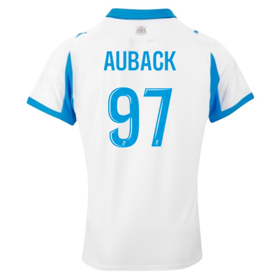 Maillot OM Domicile 2025 2026 Aubameyang AUBACK 97