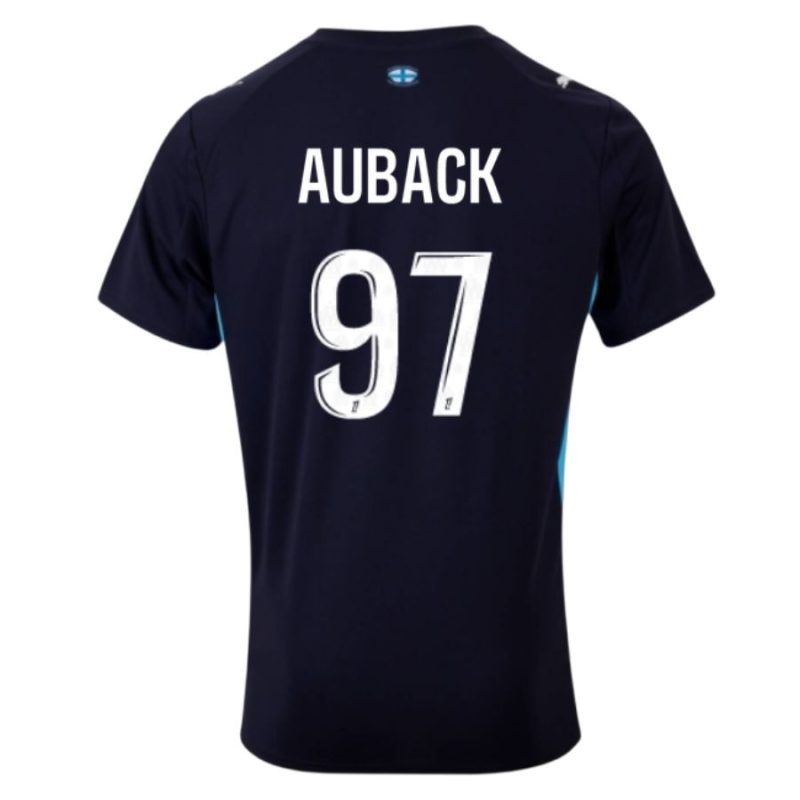 Maillot OM Exterieur 2025 2026 Aubameyang AUBACK 97 (2) Maillot OM Exterieur 2025 2026 Aubameyang AUBACK 97