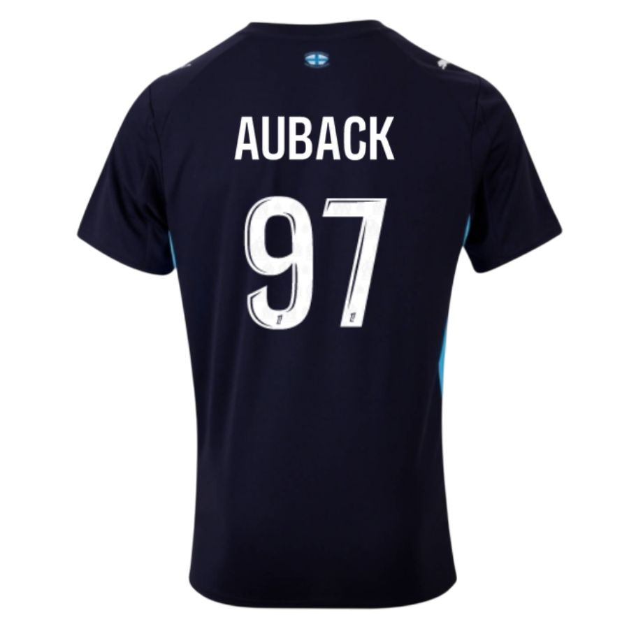 Maillot OM Exterieur 2025 2026 Aubameyang AUBACK 97