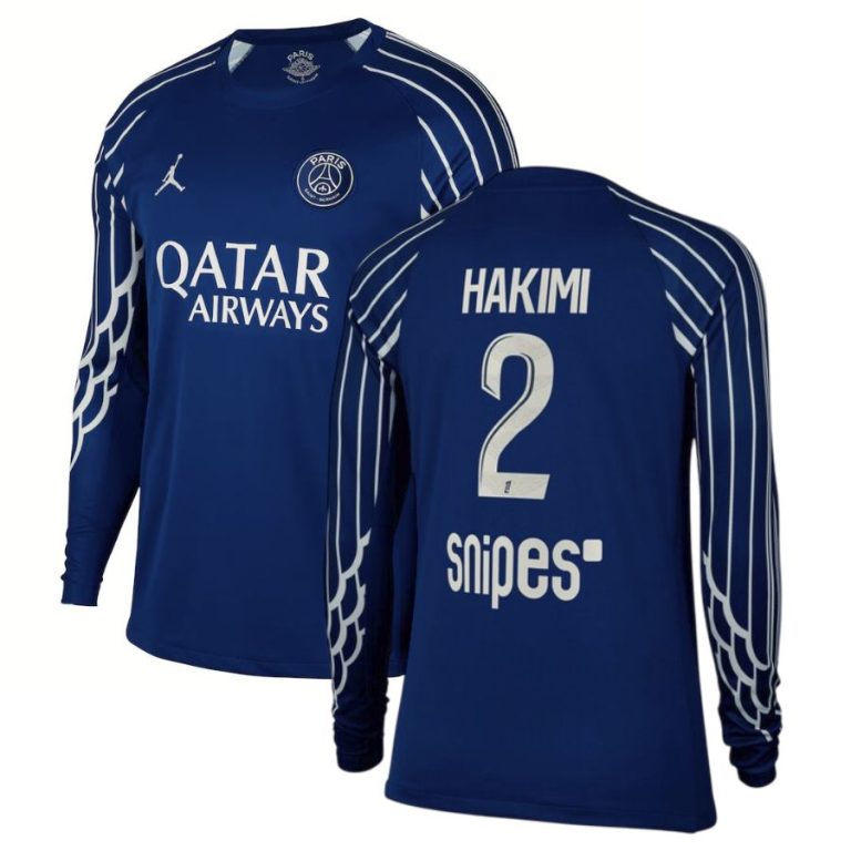 Flocage Officiel PSG Hakimi – Maillot 4ème UCL 2024/2025, Adulte (neuf Sous Blister)