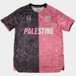 Maillot Palestine Special Edition 2025 2026 Noir et Rose (1)