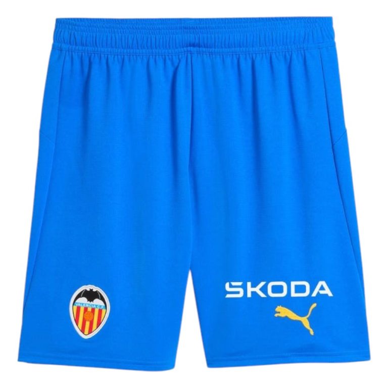 Short Vintage Kappa FC Valencia - Sport Soccer, Noir Et Orange, Taille M, Occasion Bon état