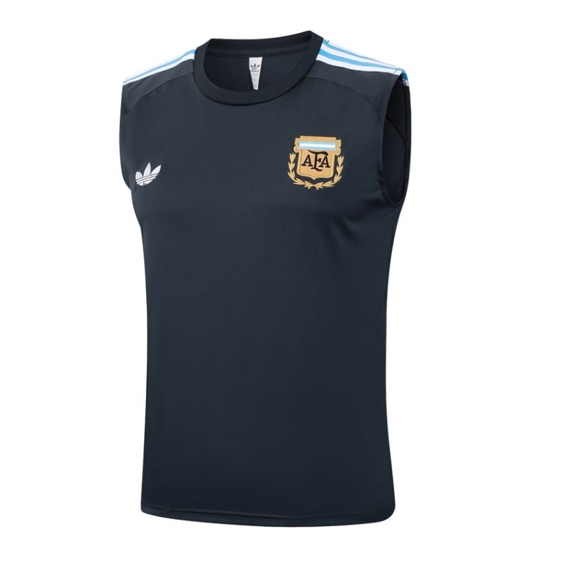 Debardeur Short Argentine 2025 2026 Bleu Sombre (4) Debardeur Short Argentine 2025 2026 Bleu Sombre