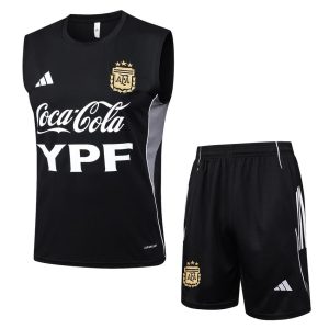 Debardeur Short Argentine 2025 2026 Noir Nuit