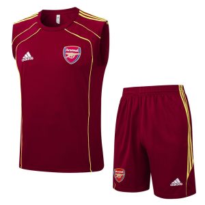 Debardeur Short Arsenal 2025 2026 Rouge Foncé