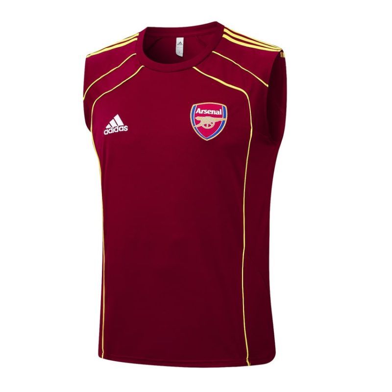 Debardeur Short Arsenal 2025 2026 Rouge Foncé (4) Debardeur Short Arsenal 2025 2026 Rouge Foncé
