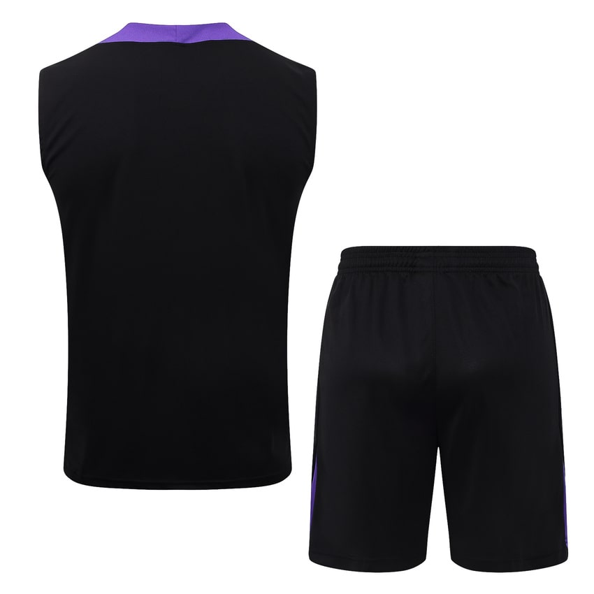 Debardeur Short Barca 2025 2026 Noir Violet (2) Debardeur Short Barca 2025 2026 Noir Violet