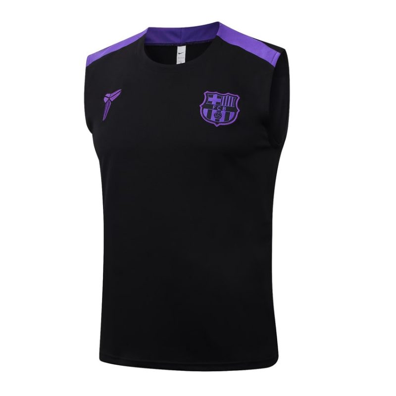Debardeur Short Barca 2025 2026 Noir Violet (3) Debardeur Short Barca 2025 2026 Noir Violet
