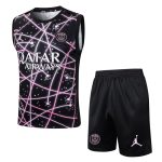 Debardeur Short PSG 2025 2026 Bleu Rose