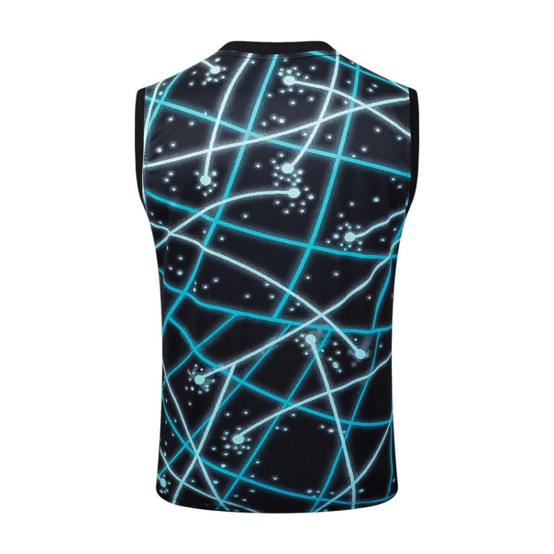 Debardeur Short PSG 2025 2026 Noir Bleu Ciel (2) Debardeur Short PSG 2025 2026 Noir Bleu Ciel