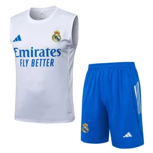 Tank Top Shorts Real Madrid 2025 2026 White Blue