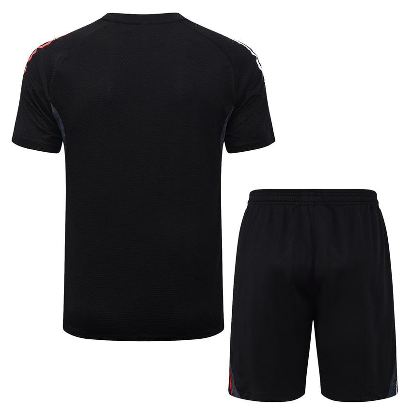 Ensemble Maillot Short Ajax 2025 2026 Noir Sombre