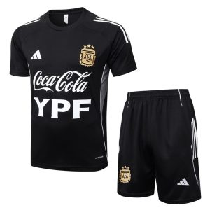Ensemble Maillot Short Argentine 2025 2026 Noir Nuit
