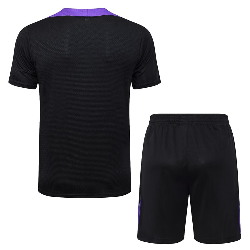 Ensemble Maillot Short Barca 2025 2026 Noir Violet