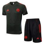 Ensemble Maillot Short Bayern Munich 2025 2026 Noir Sombre