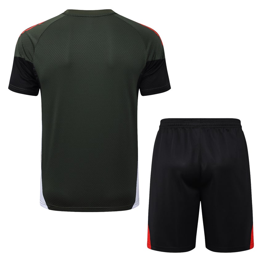 Ensemble Maillot Short Bayern Munich 2025 2026 Noir Sombre