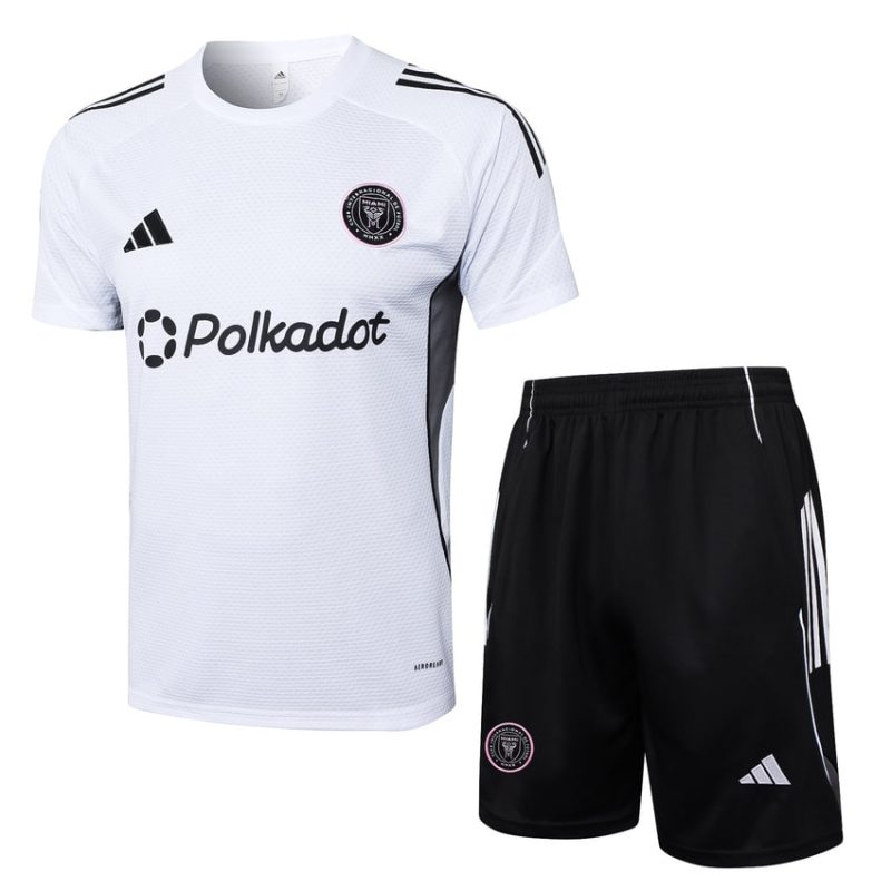 Ensemble Maillot Short Inter Miami 2025 2026 Blanc Noir
