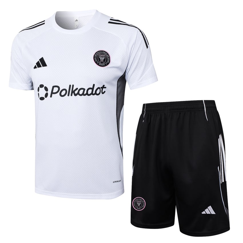 Ensemble Maillot Short Inter Miami 2025 2026 Blanc Noir