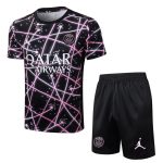 Ensemble Maillot Short PSG 2025 2026 Bleu Rose
