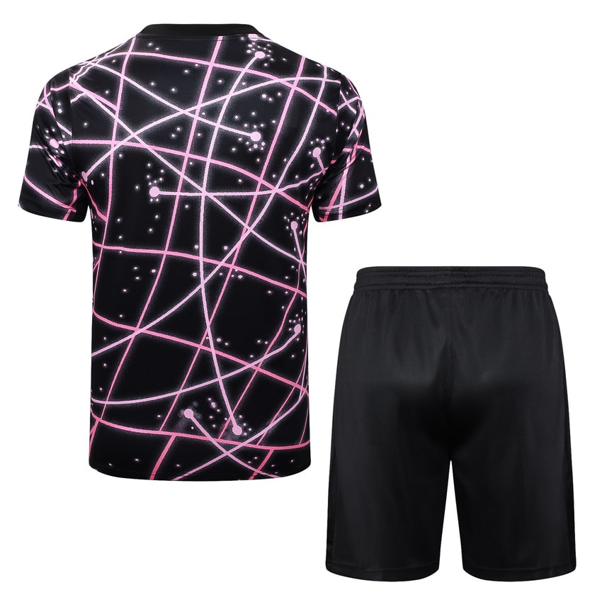 Ensemble Maillot Short PSG 2025 2026 Bleu Rose