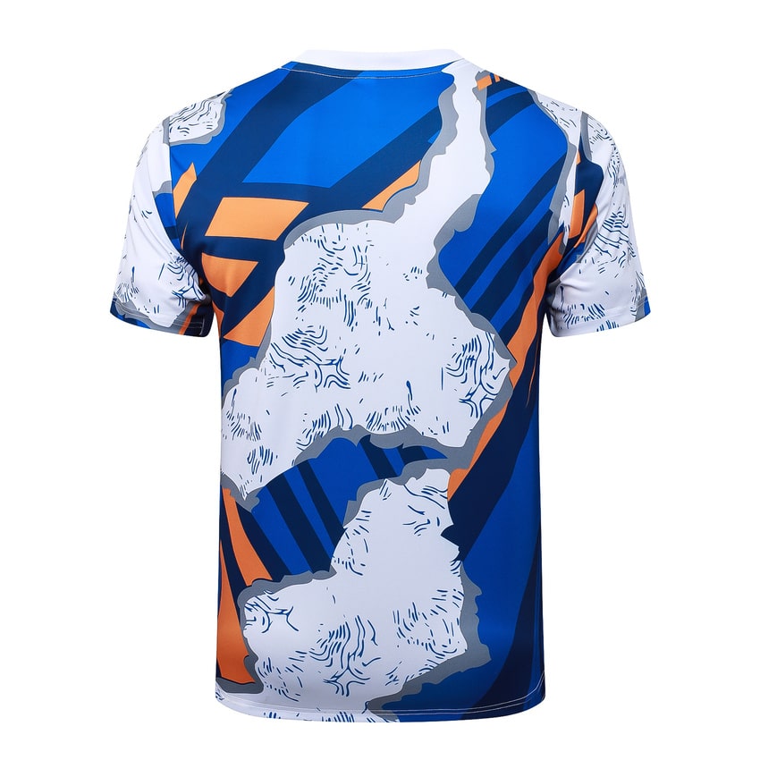 Ensemble Maillot Short Real Madrid 2025 2026 Bleu Tache