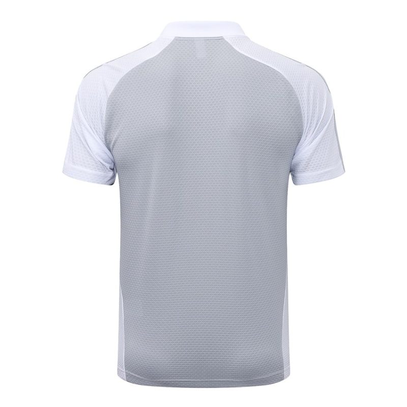 Ensemble Maillot Short Real Madrid 2025 2026 Gris Blanc (2) Ensemble Maillot Short Real Madrid 2025 2026 Gris Blanc