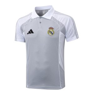 Ensemble Maillot Short Real Madrid 2025 2026 Gris Blanc