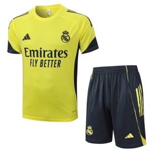Ensemble Maillot Short Real Madrid 2025 2026 Jaune