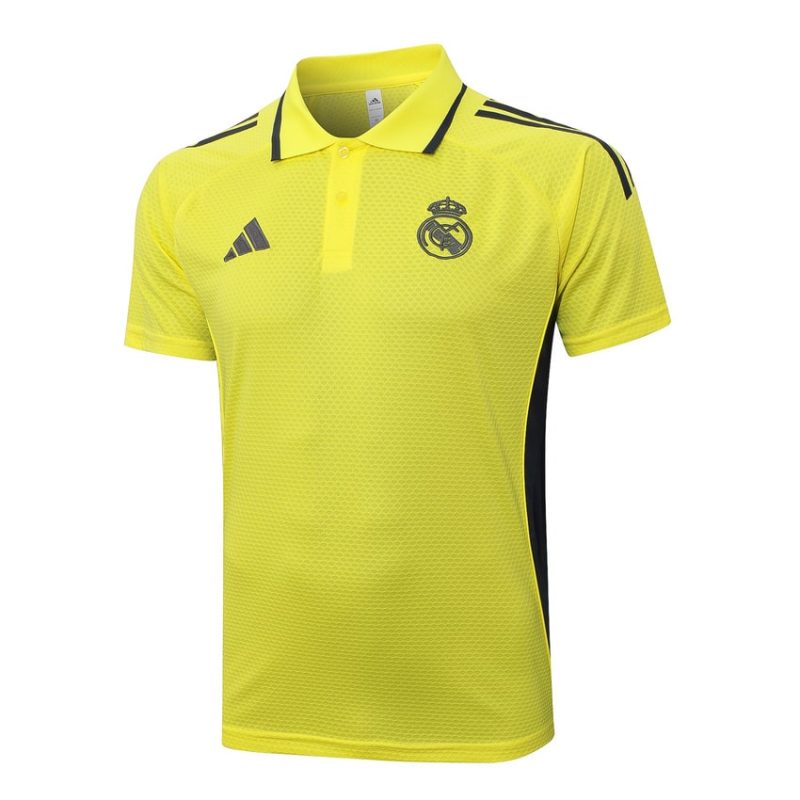 Ensemble Maillot Short Real Madrid 2025 2026 Jaune Clair (4) Survetement Real Madrid Polo 2025 2026 Jaune Clair