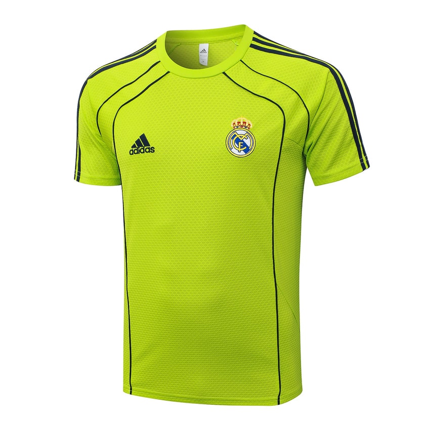 Ensemble Maillot Short Real Madrid 2025 2026 Jaune Foncé