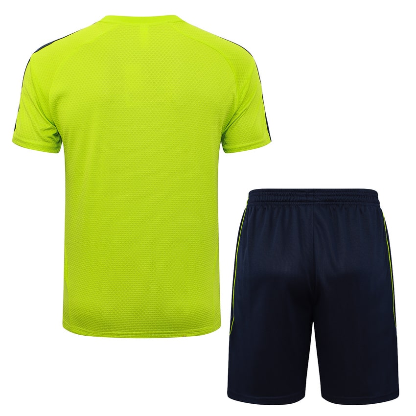 Ensemble Maillot Short Real Madrid 2025 2026 Jaune Foncé