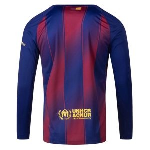 Maillot Barca 2025 2026 Domicile Manches Longues (2)