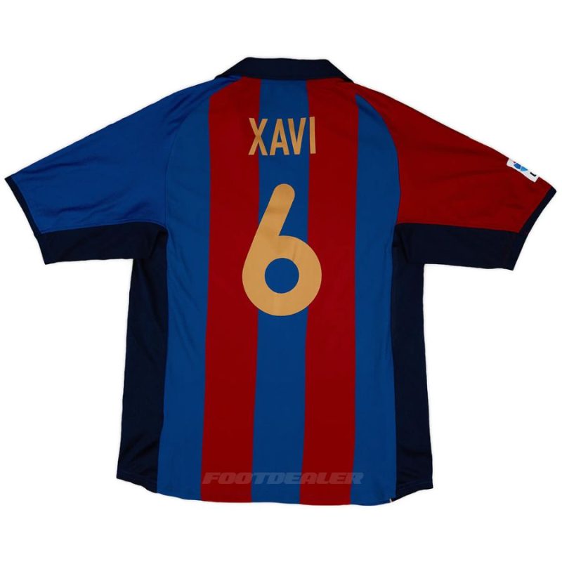 Maillot Barca Domicile 2001 2002 Xavi (1) Maillot Barca Domicile 2001 2002 Xavi