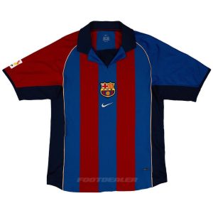 Maillot Barca Domicile 2001 2002 Xavi