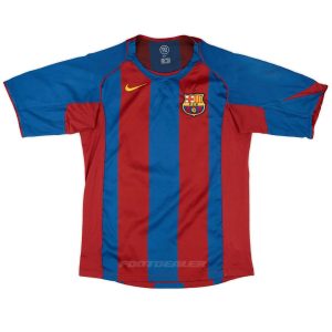 Maillot Barca Domicile 2004 2005 Ronaldinho