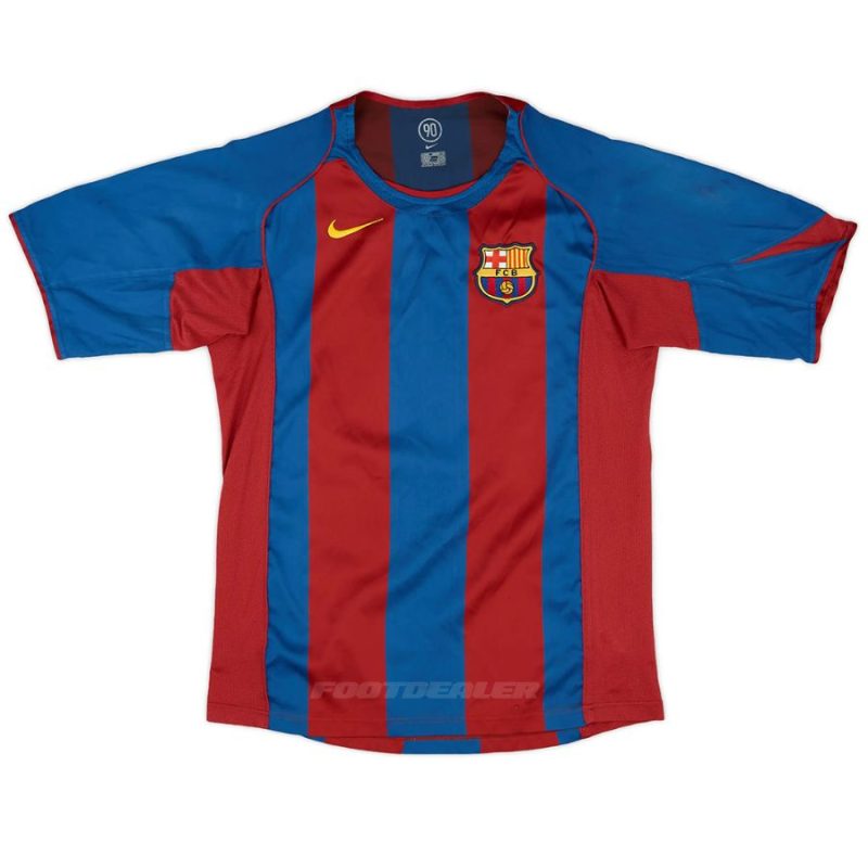 Maillot Barca Domicile 2004 2005 Ronaldinho (2) Maillot Barca Domicile 2004 2005 Ronaldinho