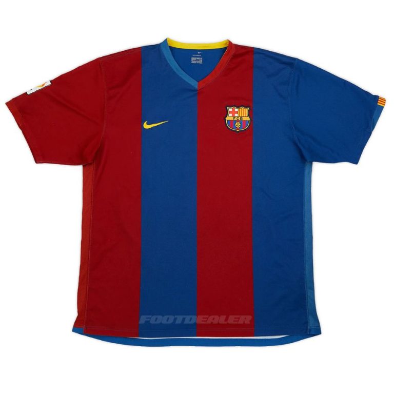 Maillot De Foot Retro Domicile Fc Barcelone 2006 2007