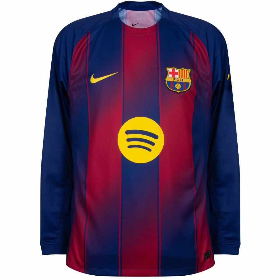 Maillot Barca Domicile 2025 2026 Lamine Yamal Manches Longues (3)