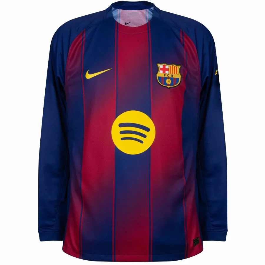 Maglia Home Barcellona 2025 2026 Lamine Yamal Manica Lunga (3)