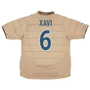 Áo đấu sân khách của Barca 2003 2005 Xavi