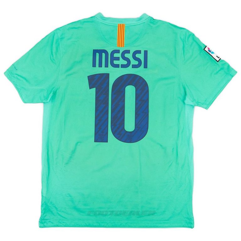 Barcelone 2009/10 Authentique Maillot Extérieur Messi #10 Taille M - France