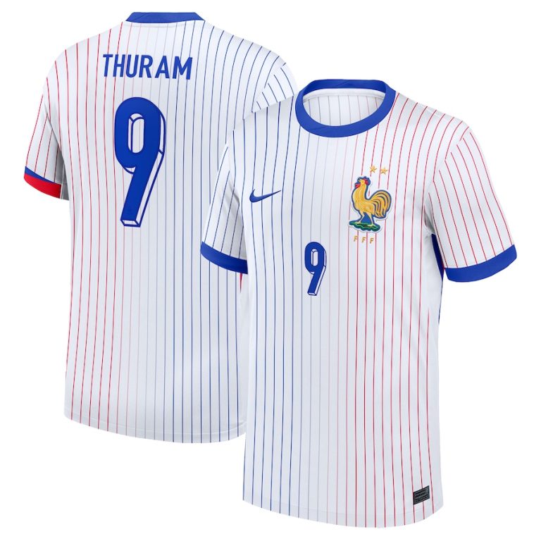 Maillot Équipe De France Football 2024 2025 Bleu - Ensemble Foot Enfant Et Homme Avec Short, Chaussettes Et Genouillère